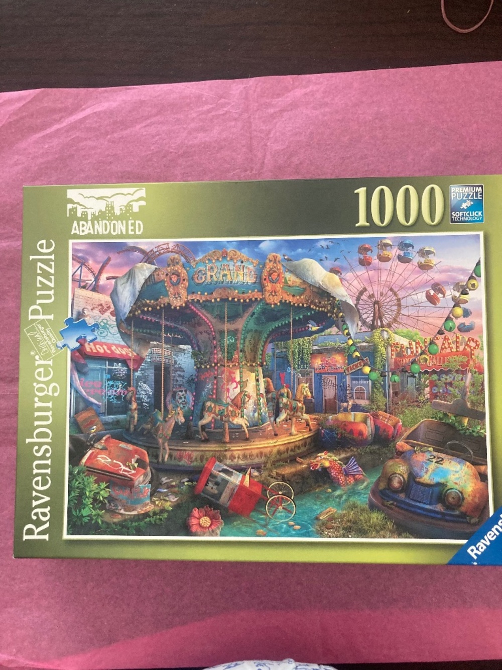 Ravensburger | The Abandoned Series | Gloomy Carnival |  1000 Piece Puzzle